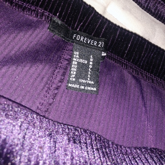 Plum Skirt & Crop Top Set - Picture 2 of 3